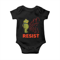 Frog Resist Baby Onesie Free Portland Political Satire - Wonder Print Shop