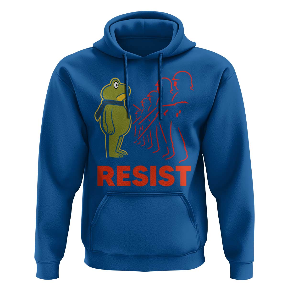 Frog Resist Hoodie Free Portland Political Satire - Wonder Print Shop