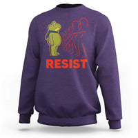 Frog Resist Sweatshirt Free Portland Political Satire - Wonder Print Shop