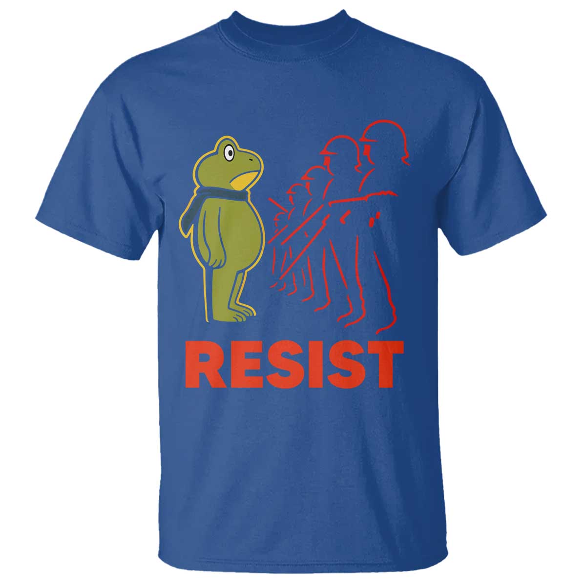 Frog Resist T Shirt Free Portland Political Satire - Wonder Print Shop