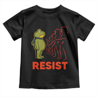 Frog Resist Toddler T Shirt Free Portland Political Satire - Wonder Print Shop