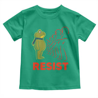 Frog Resist Toddler T Shirt Free Portland Political Satire - Wonder Print Shop
