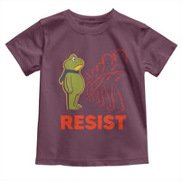 Frog Resist Toddler T Shirt Free Portland Political Satire - Wonder Print Shop