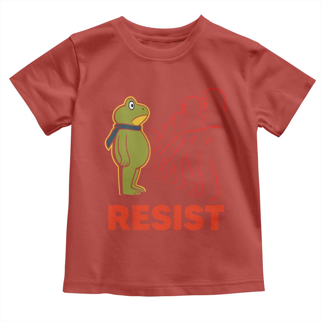 Frog Resist Toddler T Shirt Free Portland Political Satire - Wonder Print Shop
