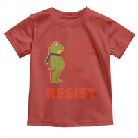 Frog Resist Toddler T Shirt Free Portland Political Satire - Wonder Print Shop