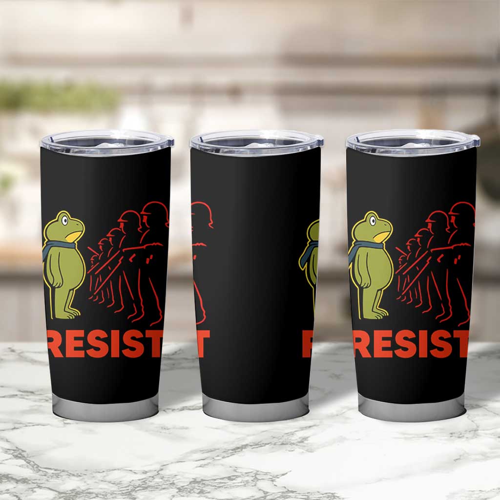 Frog Resist Tumbler Cup Free Portland Political Satire - Wonder Print Shop