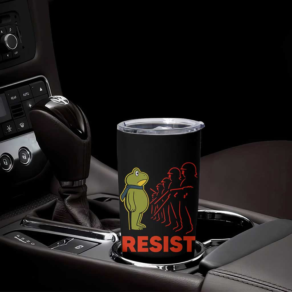 Frog Resist Tumbler Cup Free Portland Political Satire - Wonder Print Shop
