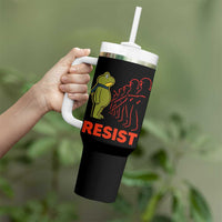 Frog Resist Tumbler With Handle Free Portland Political Satire - Wonder Print Shop
