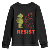 Frog Resist Youth Sweatshirt Free Portland Political Satire - Wonder Print Shop