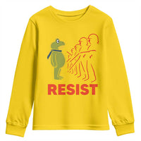 Frog Resist Youth Sweatshirt Free Portland Political Satire - Wonder Print Shop