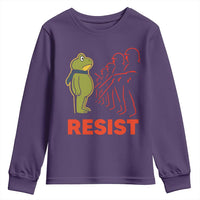 Frog Resist Youth Sweatshirt Free Portland Political Satire - Wonder Print Shop