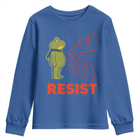 Frog Resist Youth Sweatshirt Free Portland Political Satire - Wonder Print Shop