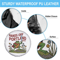 Hands Off Portland Sword Frog Spare Tire Cover Freedom Fighters Hero Resist - Wonder Print Shop