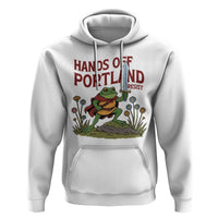 Hands Off Portland Sword Frog Hoodie Freedom Fighters Hero Resist - Wonder Print Shop