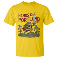 Hands Off Portland Sword Frog T Shirt Freedom Fighters Hero Resist - Wonder Print Shop