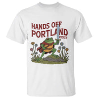 Hands Off Portland Sword Frog T Shirt Freedom Fighters Hero Resist - Wonder Print Shop