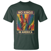 No Kings in America Pride T Shirt Rainbow Statue of Liberty Protest - Wonder Print Shop