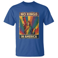 No Kings in America Pride T Shirt Rainbow Statue of Liberty Protest - Wonder Print Shop