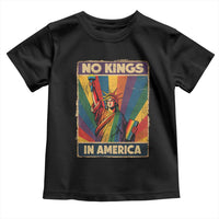 No Kings in America Pride Toddler T Shirt Rainbow Statue of Liberty Protest - Wonder Print Shop