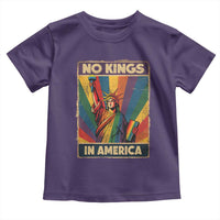 No Kings in America Pride Toddler T Shirt Rainbow Statue of Liberty Protest - Wonder Print Shop