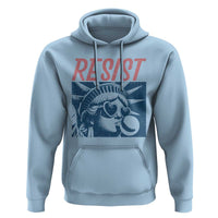 Liberty Resist Hoodie Feminist Bubblegum Statue of Liberty Retro Graphic - Wonder Print Shop
