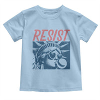 Liberty Resist Toddler T Shirt Feminist Bubblegum Statue of Liberty Retro Graphic - Wonder Print Shop
