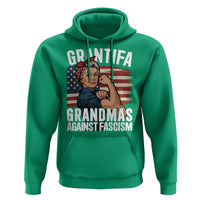 Patriotic Grantifa Hoodie Grandmas Against Fascism Protest American Flag - Wonder Print Shop