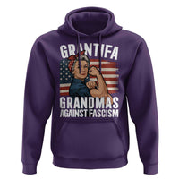 Patriotic Grantifa Hoodie Grandmas Against Fascism Protest American Flag - Wonder Print Shop