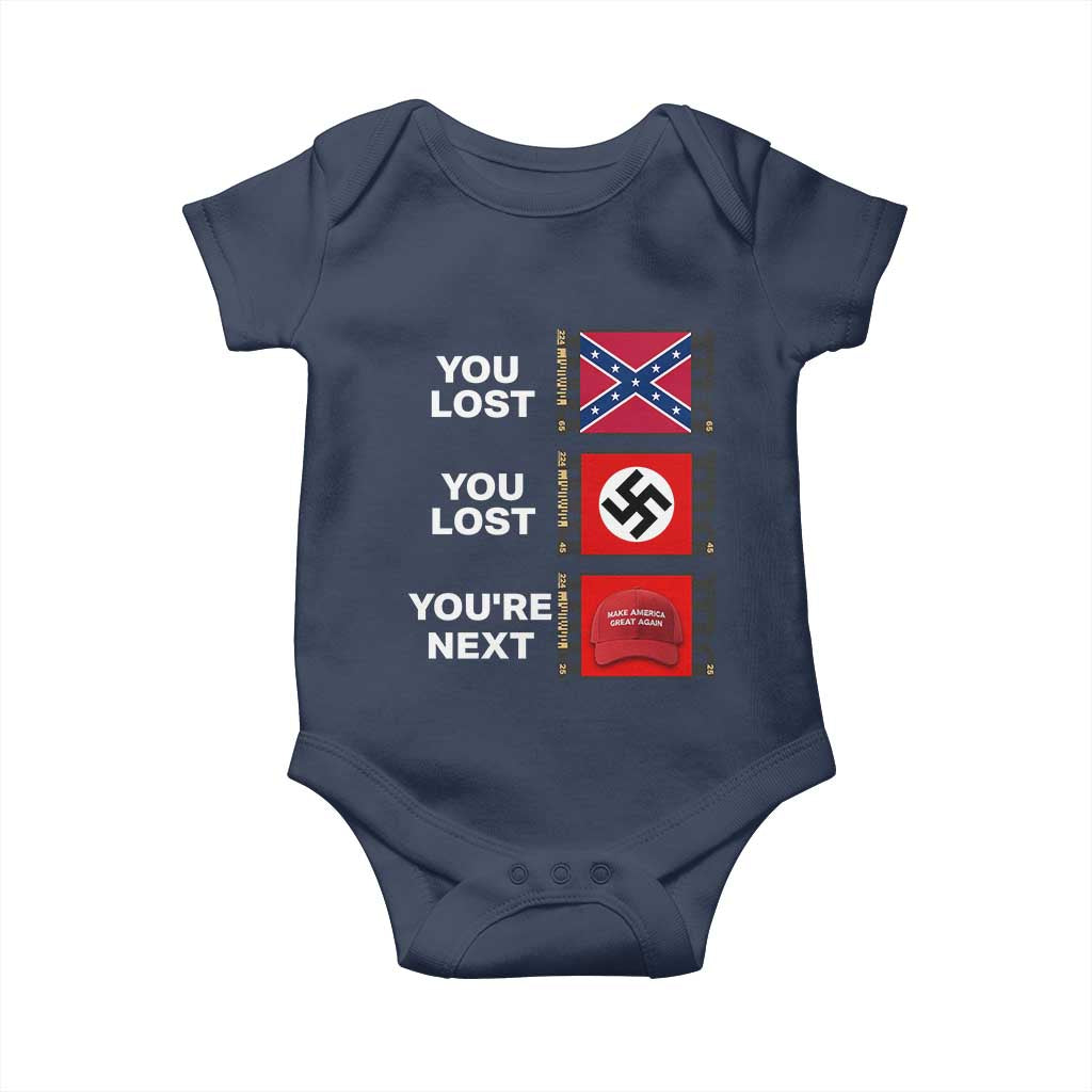 Resist Political Protest Baby Onesie History Anti Hate Extremism Authoritarianism - Wonder Print Shop
