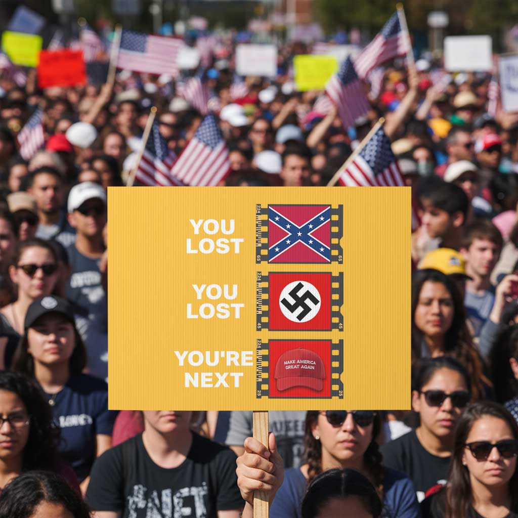 Resist Political Protest Protest Sign History Anti Hate Extremism Authoritarianism - Wonder Print Shop
