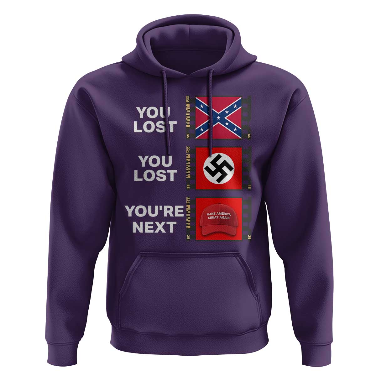 Resist Political Protest Hoodie History Anti Hate Extremism Authoritarianism - Wonder Print Shop