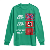 Resist Political Protest Long Sleeve Shirt History Anti Hate Extremism Authoritarianism - Wonder Print Shop