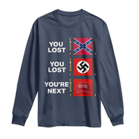 Resist Political Protest Long Sleeve Shirt History Anti Hate Extremism Authoritarianism - Wonder Print Shop