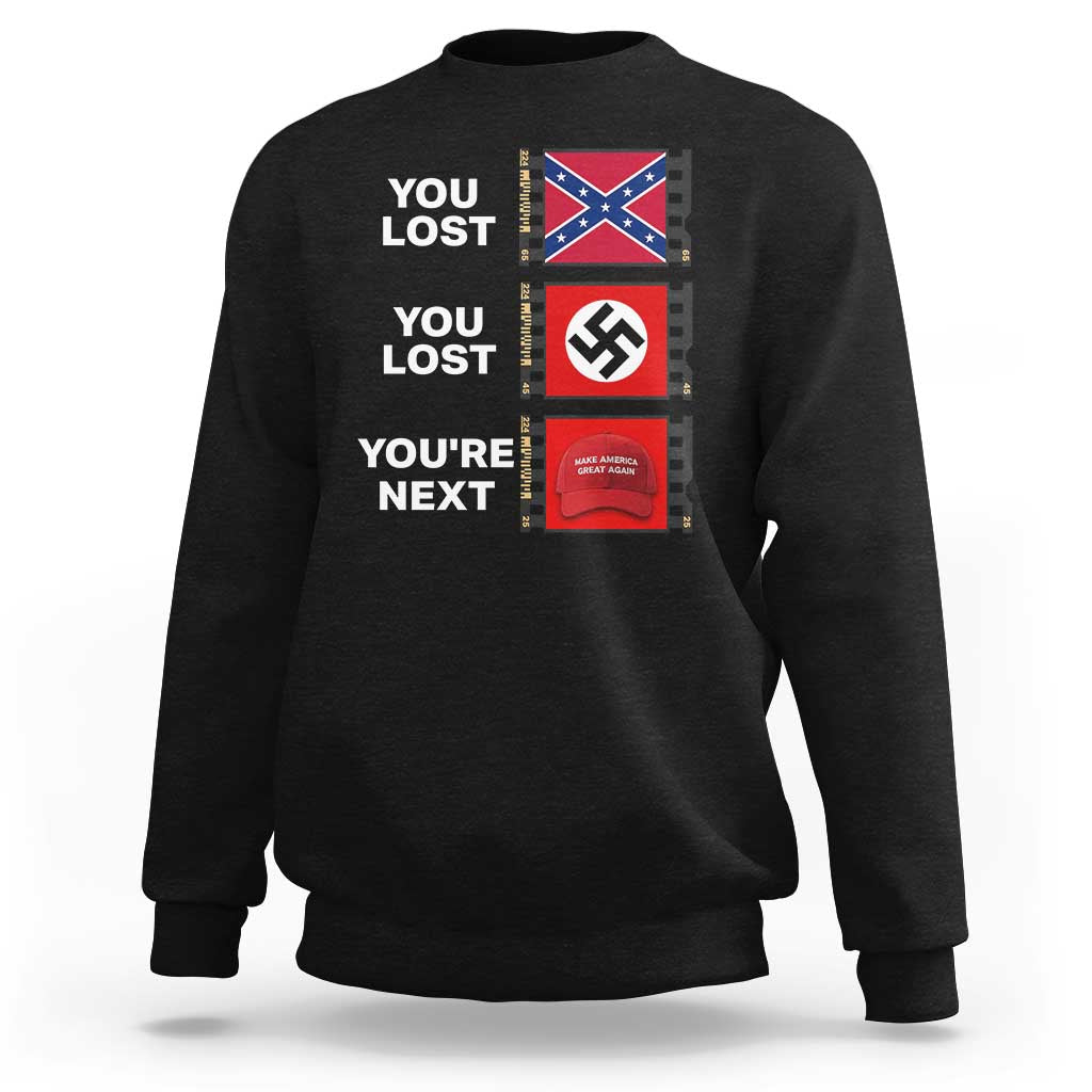 Resist Political Protest Sweatshirt History Anti Hate Extremism Authoritarianism - Wonder Print Shop