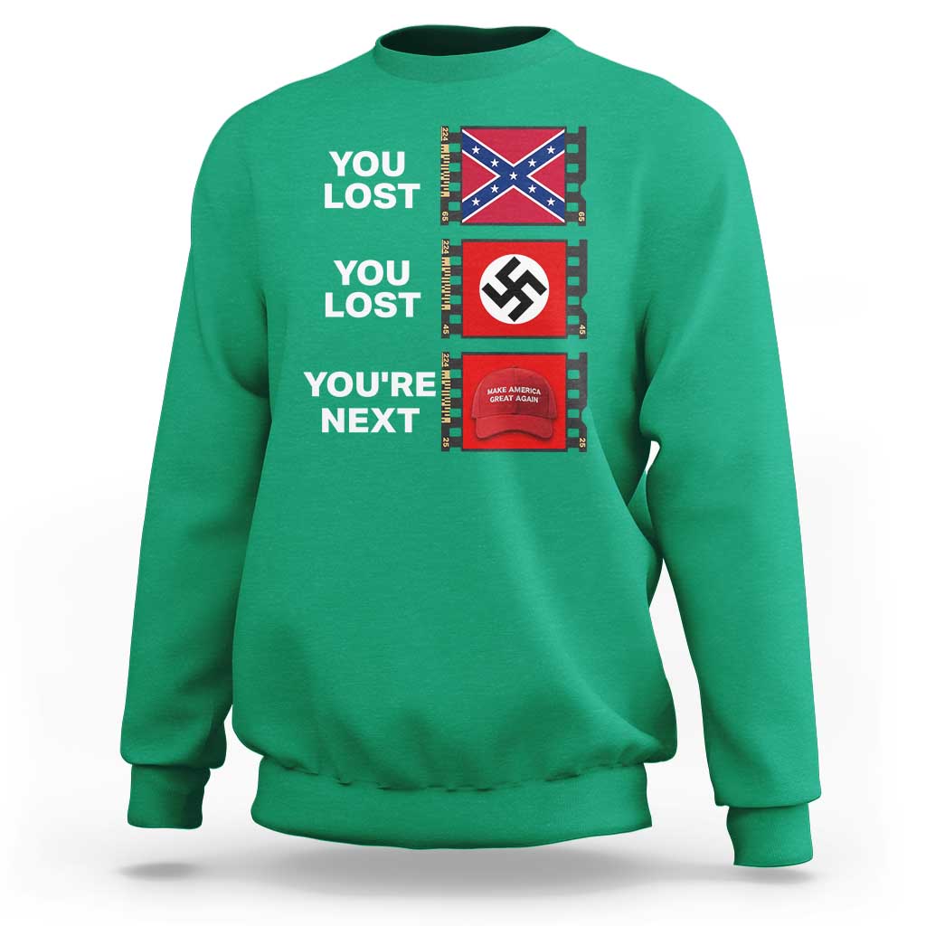 Resist Political Protest Sweatshirt History Anti Hate Extremism Authoritarianism - Wonder Print Shop