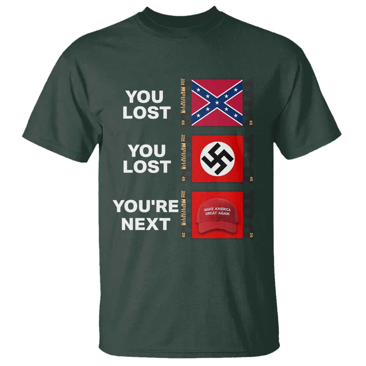 Resist Political Protest T Shirt History Anti Hate Extremism Authoritarianism - Wonder Print Shop