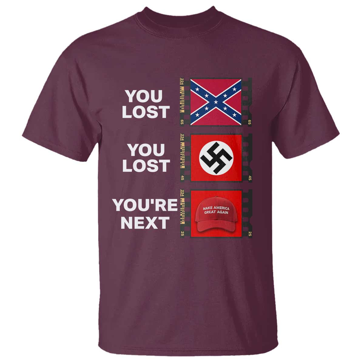 Resist Political Protest T Shirt History Anti Hate Extremism Authoritarianism - Wonder Print Shop