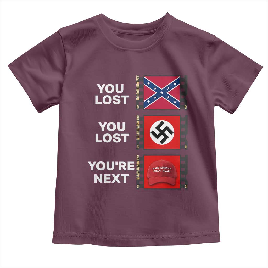 Resist Political Protest Toddler T Shirt History Anti Hate Extremism Authoritarianism - Wonder Print Shop