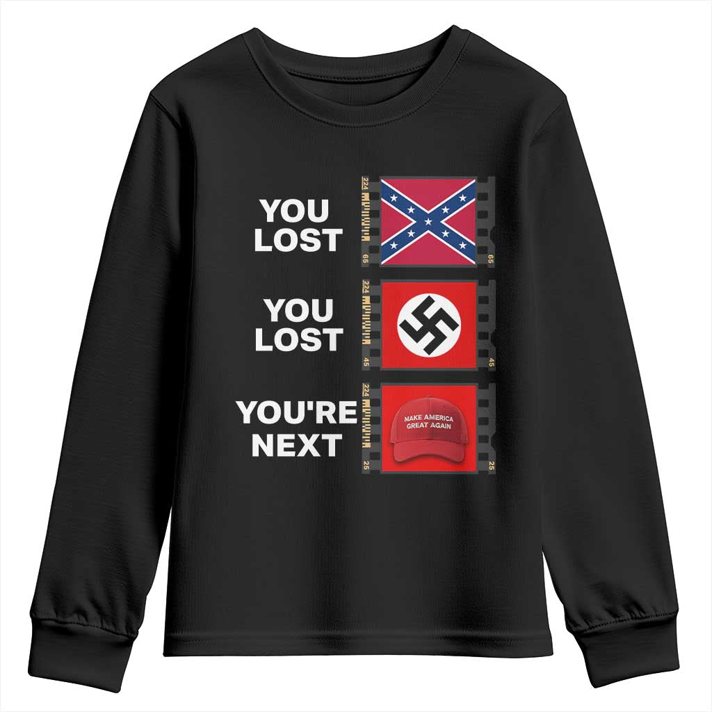 Resist Political Protest Youth Sweatshirt History Anti Hate Extremism Authoritarianism - Wonder Print Shop