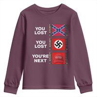 Resist Political Protest Youth Sweatshirt History Anti Hate Extremism Authoritarianism - Wonder Print Shop