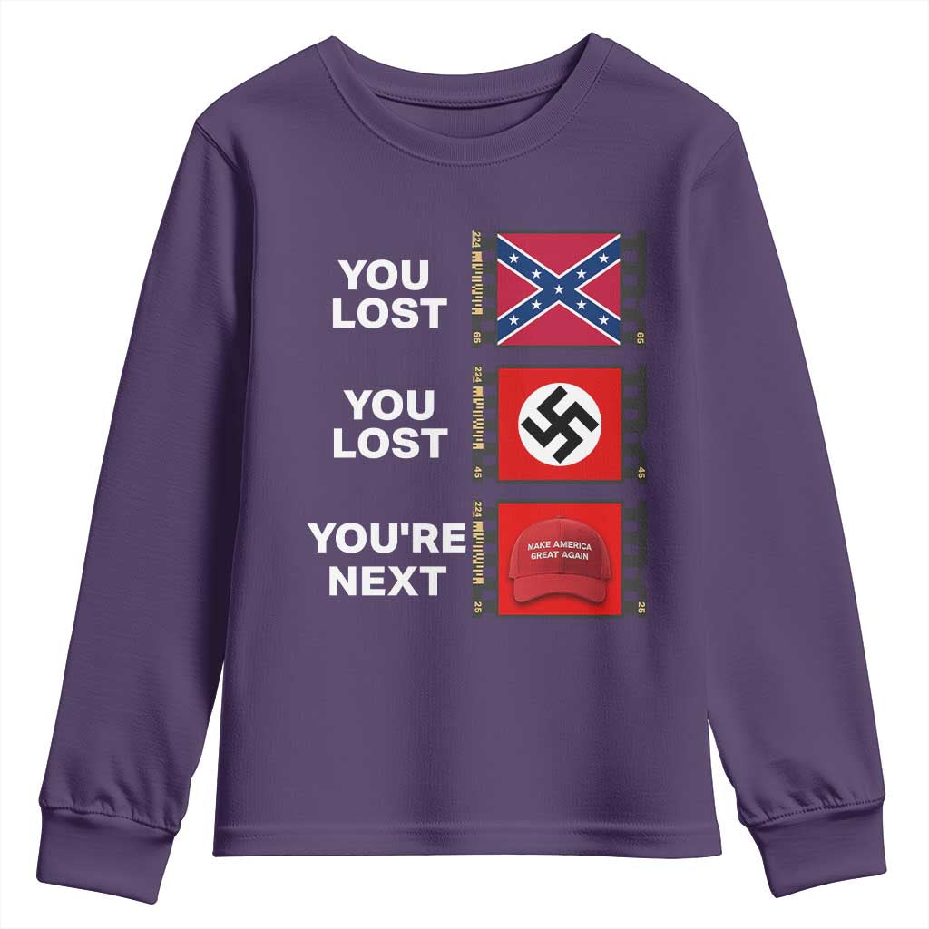 Resist Political Protest Youth Sweatshirt History Anti Hate Extremism Authoritarianism - Wonder Print Shop