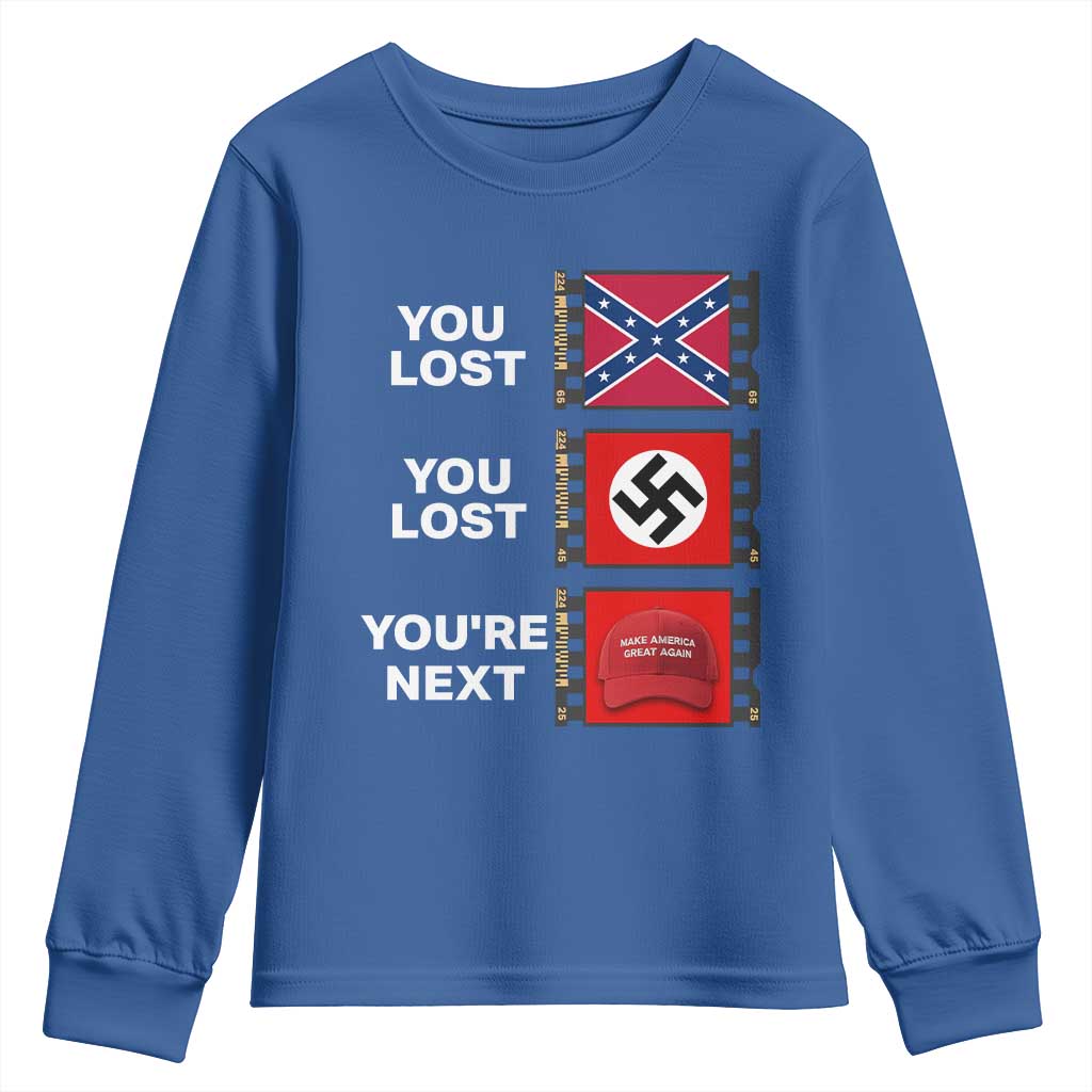 Resist Political Protest Youth Sweatshirt History Anti Hate Extremism Authoritarianism - Wonder Print Shop