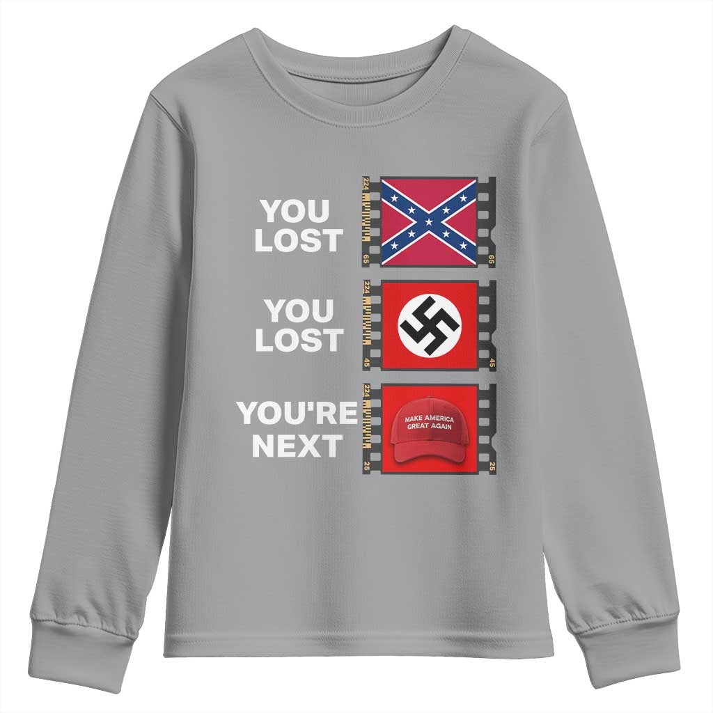 Resist Political Protest Youth Sweatshirt History Anti Hate Extremism Authoritarianism - Wonder Print Shop