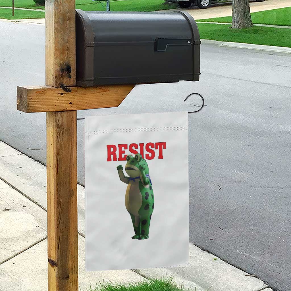 Funny Inflatable Portland Frog Resist Garden Flag Freedom Protest - Wonder Print Shop