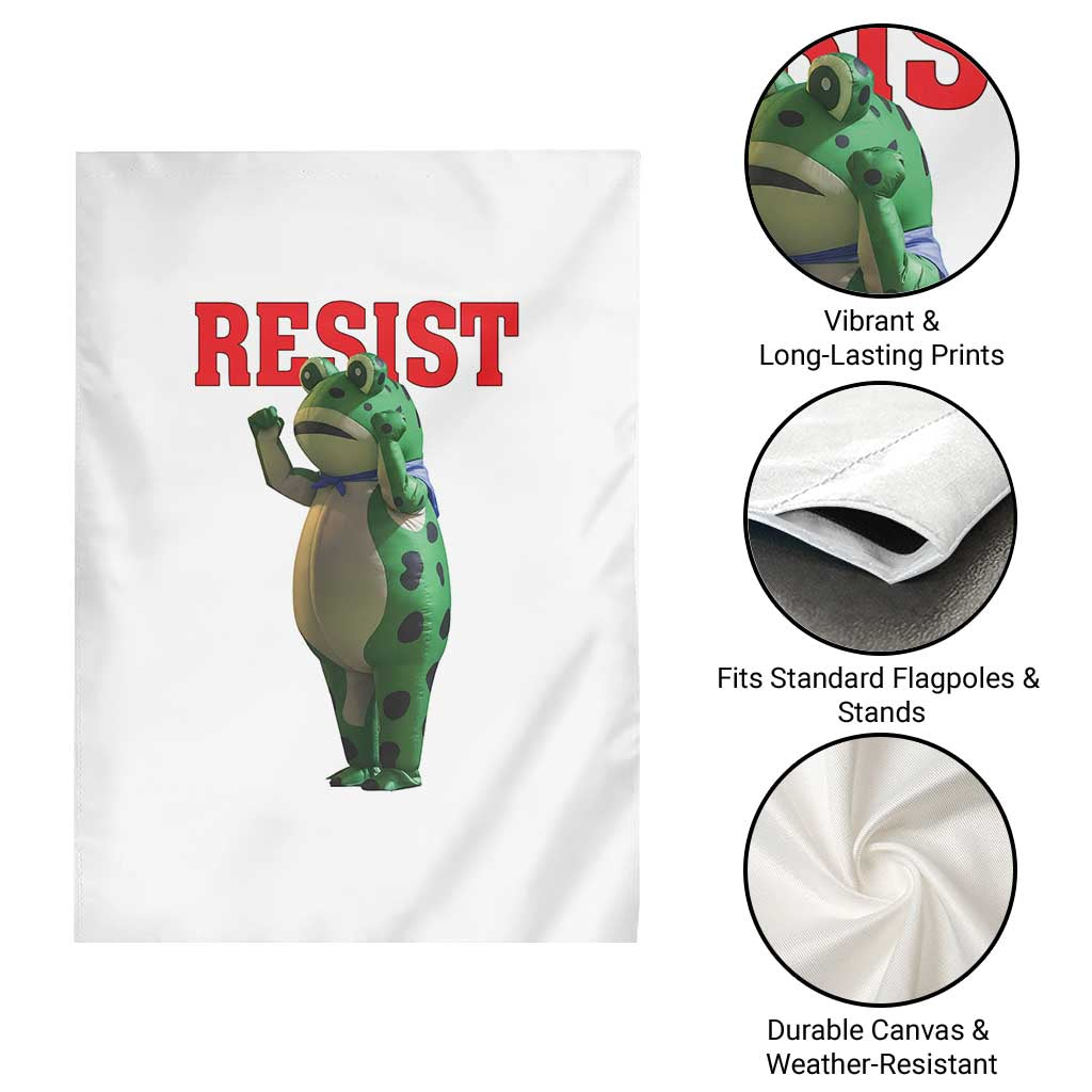Funny Inflatable Portland Frog Resist Garden Flag Freedom Protest - Wonder Print Shop