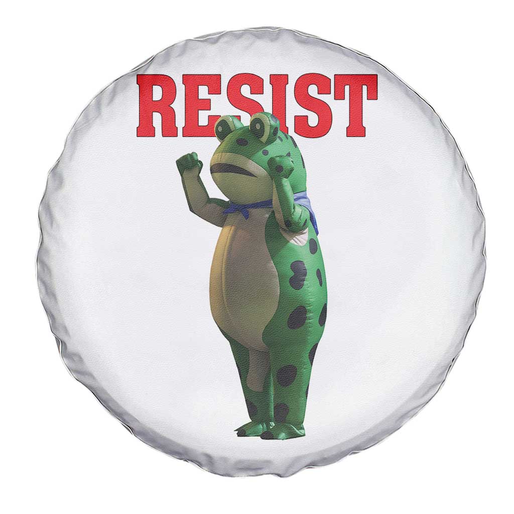 Funny Inflatable Portland Frog Resist Spare Tire Cover Freedom Protest - Wonder Print Shop