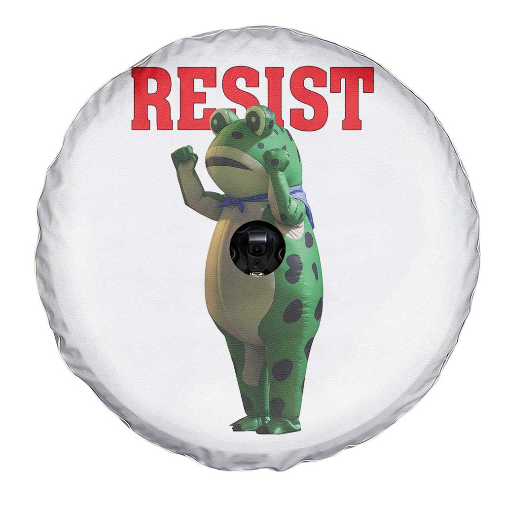 Funny Inflatable Portland Frog Resist Spare Tire Cover Freedom Protest - Wonder Print Shop