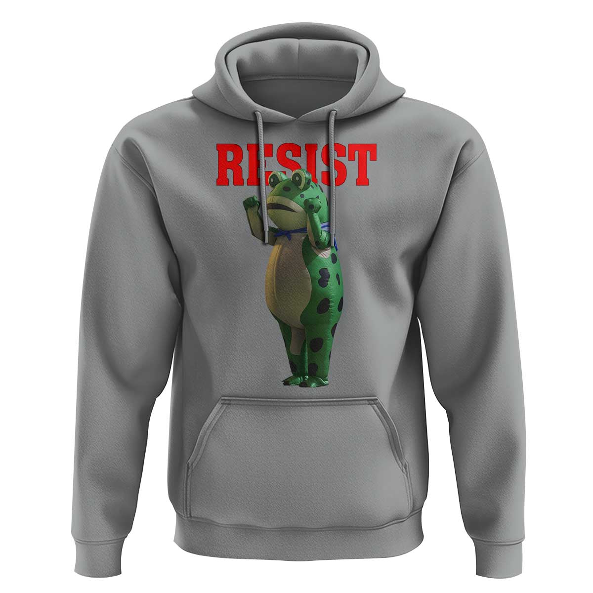 Funny Inflatable Portland Frog Resist Hoodie Freedom Protest - Wonder Print Shop