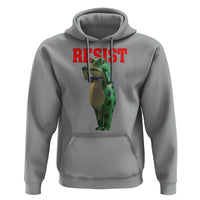 Funny Inflatable Portland Frog Resist Hoodie Freedom Protest - Wonder Print Shop