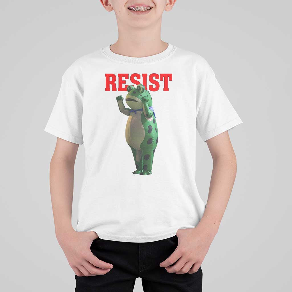 Funny Inflatable Portland Frog Resist T Shirt For Kid Freedom Protest - Wonder Print Shop